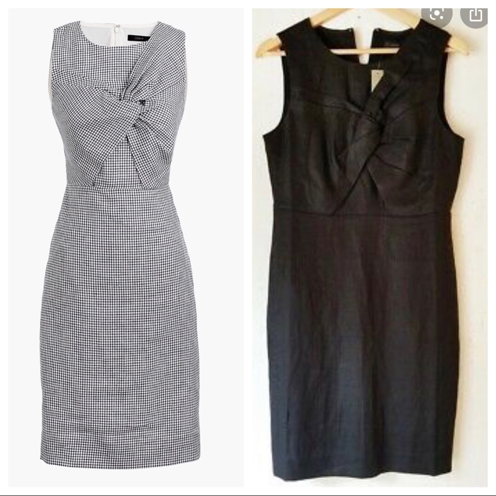 J Crew  Dress Petite drape knot